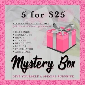 Mystery Box contains at least 6 items could be more